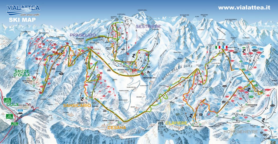 sestriere mapa tras