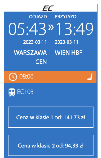 pociągiem na narty bilety